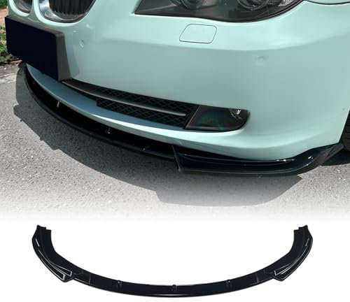 Auto Frontstoßstange Spoiler Lippe Splitter für BMW 5er E60 E61 2008-2010 Schwarz