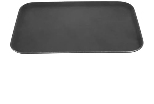 Olympia Kristallon Anti-Slip Fibreglass Rectangular Tray 405x560mm, Large | Textured surface stops crockery sliding to prevent drops and spills, with thick walls that do not easily bend or flex.