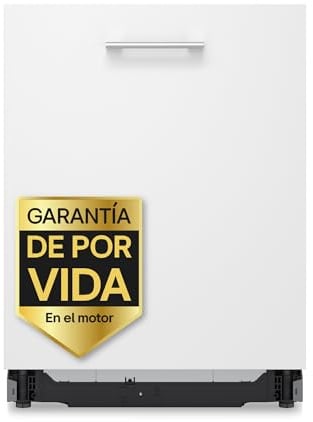 LG DB375TXS - Lavavajillas Integrable, QuadWash Steam, Sistema EasyRack, Bandeja para Cubiertos, Wi-Fi ThinQ, TrueSteam, Apertura Automática, Eficiencia A, Capacidad 14, Acero Inoxidable