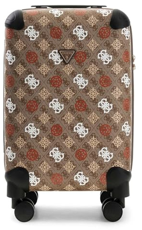 GUESS Trolley Eliette Logo 18 in 8-Wheeler Latte Logo/Ginger Hellbraun 54cm