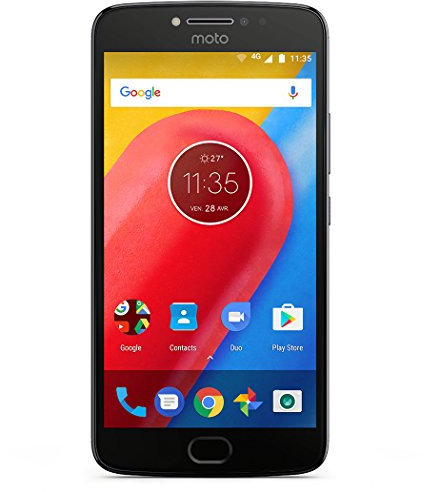 Motorola Moto E4 Plus Smartphone, Memoria Interna da 16 GB, Doppia Nano-SIM, Grigio