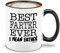 Shop4Ever Best Farter Ever. Tasse à café en céramique avec inscription « I Mean Father » 11 oz. blanc