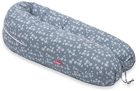 SCAMP Stillkissen universales Schwangerschaftskissen inkl. Bezug verschiedenes Design NEU (Chamomile Blue)