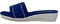 Sandalo Donna Ciabatta Mare Piscina Spa in Spugna 100% Art. 174 (Blu, 40)