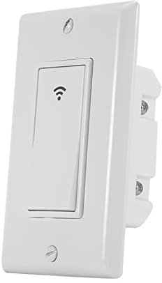 Interruttore intelligente WiFi, da parete a 1/2/3 marce, compatibile con Alexa System, vivavoce (1 passaggio)