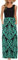 AUSELILY Summer Dresses for Women Casual Sleeveless Ladies Maxi Dress Long with Pockets Black Green M