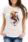 MoonWorks® Damen T-Shirt Kartenspiel Kostüm Spielkarten Gruppenkostüm Karten Fasching Karneval Faschingsshirt Joker weiß M