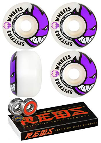 Spitfire Skateboard-Räder, 54 mm, Bighead mit Knochen-Rot-Kugellager