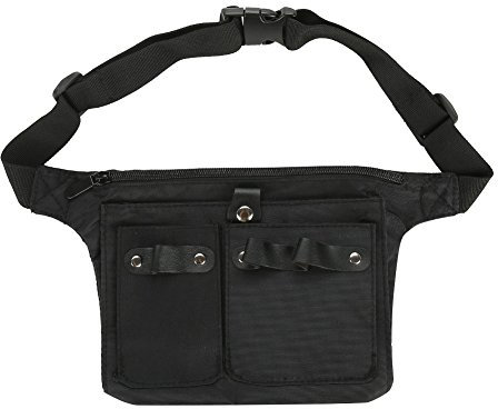 DEWIN Friseur Zubehör Taschen, Werkzeugasche Friseur Taillentasche, Professionelle Friseur Werkliche Tasche Haarschere Kamm Container Taillengürtel