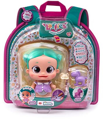 IMC Toys Laffies Nora Interaktive Puppe mit mehr als 100 Reaktionen