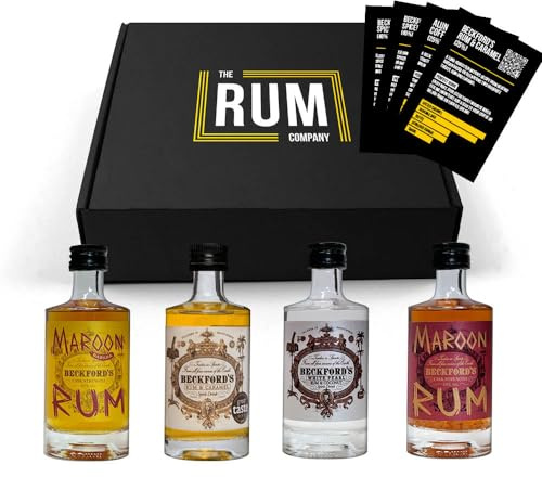 Beckford's Rum Taster Set Gift Box (4x50ml)