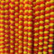 Krati Exports 10 Stück – 1.5 m Ringelblumen-Girlande,indische,amerikanische Hochzeitsfeier Kaminsims Dekoration, künstliche Girlanden, Diwali-Dekoration, Frühlingsbusch Blumen! (Gelb & Dunkelorange)