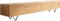 DELIFE TV-Board Kayu Akazie Natur 220 cm 4 Türen V-Fuß Lowboard