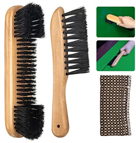 Adhafera Pool Table Brush, Snooker Table Brush for Felt | Pure Solid Wood, Nylon Bristle, Snooker Table Accessories, Gift for Billiard Lovers