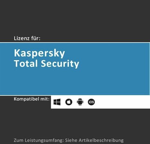 Lizenz per E-Mail für Kaspersky Total Security Premium | 2025 | 1-10 Gerät(e) | 1-2 Jahr(e) | originale Vollversion | PC/Mac/Android | Lizenzcode per E-Mail (i. d. R. in von 24 Std.) von softwareGO
