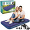 Supply Cube Double Air Bed – Waterproof & Durable Inflatable Mattress for All-Night Comfort – Versatile Camping Bed & Air Mattress for Home or Outdoors – Double Airbed with AC Electric Pump