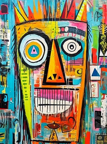 Crowned Canvas: Mask Majesty - A 1000-Piece Jigsaw Puzzle by Cross & Glory