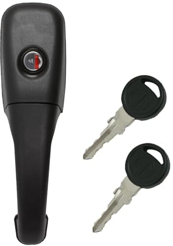 Zadi Serrure de porte extérieure pour camping-car, caravane, noir