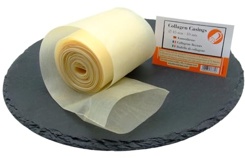 Kunstdarm 45mm / 10m – Wursthaut | Metzger Kollagenhülle | Kollagenhülle für Wurst
