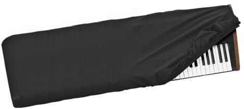 Musiin 73 Keys Piano Keyboard Dust Cover, Compatible with KORG KRONOS 73, NAUTILUS 73, Yamaha PSR-EW425,Luxury Chinlon Anti-dust & Scratch-proof, Smooth Touch & Custom Fit