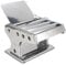 Noodle Maker Machine, Dough Roller Machine Dough Sheeter Machine for Home Adjustable Thickness Noodle Making Machine Stainless Steel Manual for Pasta Spaghetti Lasagna (Silver)