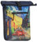 New Rebels unisex wasserdichter Mart Art New York Cafe at Night Rolltop 21 Liter Rolltop-Rucksack mit 15,6-Zoll-Laptopfach Reiserucksack mit Fronttasche flexibler Stauraum