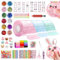 JXAXD 77 Stücke Nano Tape Bubbles Set, Coole Sachen für Mädchen, Super Elastische Nano Klebebänder für Stressabbau und Spaß, Selbstklebendes Bubble Tape DIY, Bubble DIY Craft Kit für Mädchen, Jungen