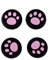 Cat Paw - Empuñaduras de silicona para pulgar de 0.5 pulgadas, paquete de 4, compatibles con PS4, PS3, Xbox One, Xbox 360 (rosa)