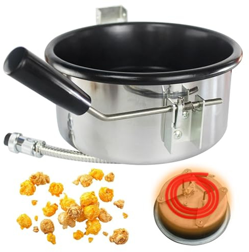 Nostalgia 8oz Electric Popcorn Maker Anti-Scorch Popcorn Machine, Easy-Clean Home Movie Night & Party Maker with Safe Controls and User-Friendly Design for Families & Events