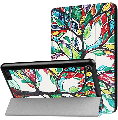 Custodia protettiva per Amazon New Fire 7 2017 Ultra Slim Cover HardCase aufstellbar e Wake & Sleep Funzione