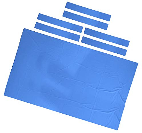 9ft Billardtuch Abdeckplane für Billardtisch, Blau