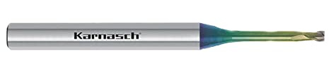 Karnasch 3062040200100 Microfresa Metal Duro Con Radio De 3D, < 20×D Profundidad De Corte, 2.0Mm Longitud De Corte, 1.00Mm Radio De Esquina, 10Mm Usando La Longitud, 4Mm