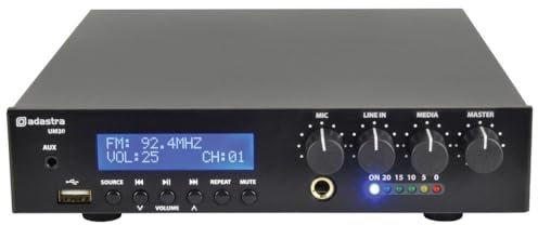 Adastra | Ultra Compact Mixer Amplifier With Bluetooth Wireless connectivity | 30W