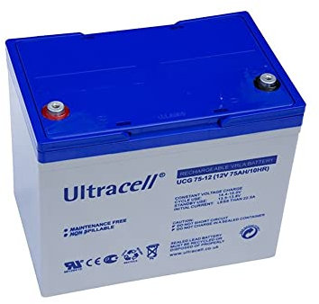 Ultracell DCGA/Deep Cycle Gel UCG 12V 75000mAh Batterie au Plomb Rechargeable