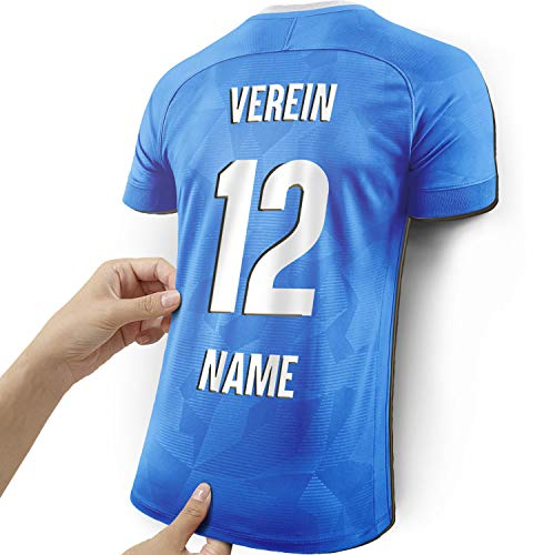 Elbeffekt Trikotlampe für Karlsruhe Fans aus Holz - personalisierbares Geschenk - schenke Dein individuellen Karlsruhe Fanartikel aus Echtholz