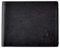 BULL GUARD Mens RFID Leather Wallet Bifold with Flip Up ID in Black Saffiano Leather