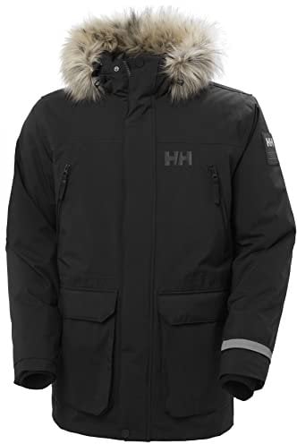 Helly Hansen Men's Reine Parka Jacket, Black, S