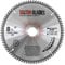 TCT21080TTCG Saxton TCT Circular Saw Blade 210mm x 80T x 30mm Bore (16, 20, 25mm and 25.4mm ring) Aluminium Laminate Hardwood