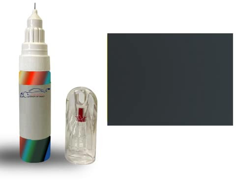 Xtremeauto RAL 7021 Black Grey Pen Shiny Gloss Glossy Touch Up Paint Brush Repair Scratch Upvc Pvc Metal Wood