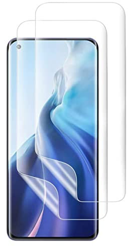 NOVAGO Compatible avec Mi 11 / Pro / Ultra - 2 Films Écran en Hydrogel Souple et Résistant (Vidéo de Pose à Voir Avant Application)