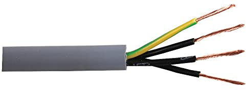 CABLE YY 4 CORE 0.75MM 50M, Multicored Cable/wire Reel of 1