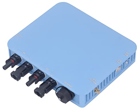 Solar Micro Inverter, IP65 Micro Grid Connected Inverter mit Power Point Tracking, Einfache Installation, Reiner Sinus-Wechselrichter für Solaranlagen (600 W)