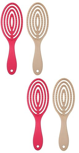 Beavorty 4stücke Multifunktionale Massagebürste Für Kopfhaut Entwirrungs Und Stylingkamm Für Glattes Haar Ergonomischer Griff Sanfte Massage Für Damen Und Herren Erhältlich