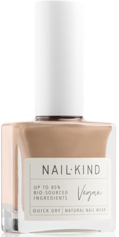 NAILKIND Caramel Nude Nail Polish - Caramel Trenchcoat - Nude Nail Varnish - Vegan Nail Lacquer - Peta Certified Cruelty Free - Quick Drying Long Lasting - Chip Resistant Manicure - 8ml