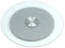QWORK® Plato giratorio de vidrio templado, plato giratorio, plato giratorio para servir, 50 cm
