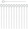 12x Rouladennadeln, 10cm, Made in Germany, Rostfreier Edelstahl, Stabil, Ideal zum Grillen