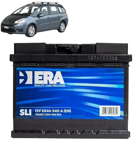 Batteria 60Ah per Citroen C4 Gran Picasso 1.6 1.8 2.0 benzina 2006+