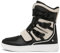 Stivali da Moto Alti Unisex, Stivali da Moto da Cross in Pelle Impermeabile in Microfibra, Scarpe da Equitazione, Stivali da Motocross,Grigio,41