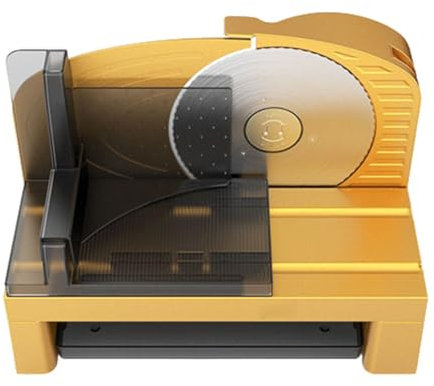 PAHION Brotschneidemaschine Allesschneider Wurstschneidemaschine Aufschnittmaschine Meat Slicer Für Wurst, Fleisch, Deli, Hartkäse, Gemüse & Brot, Schnittstärkenkontrolle 0-22 MM Ø Messer 17 cm