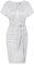 GRACE KARIN Damen Abendkleid für Abend Club Schlanke Taille figurbetont Bleistift sexy Kleid für Damen in Großbritannien Silber XXL